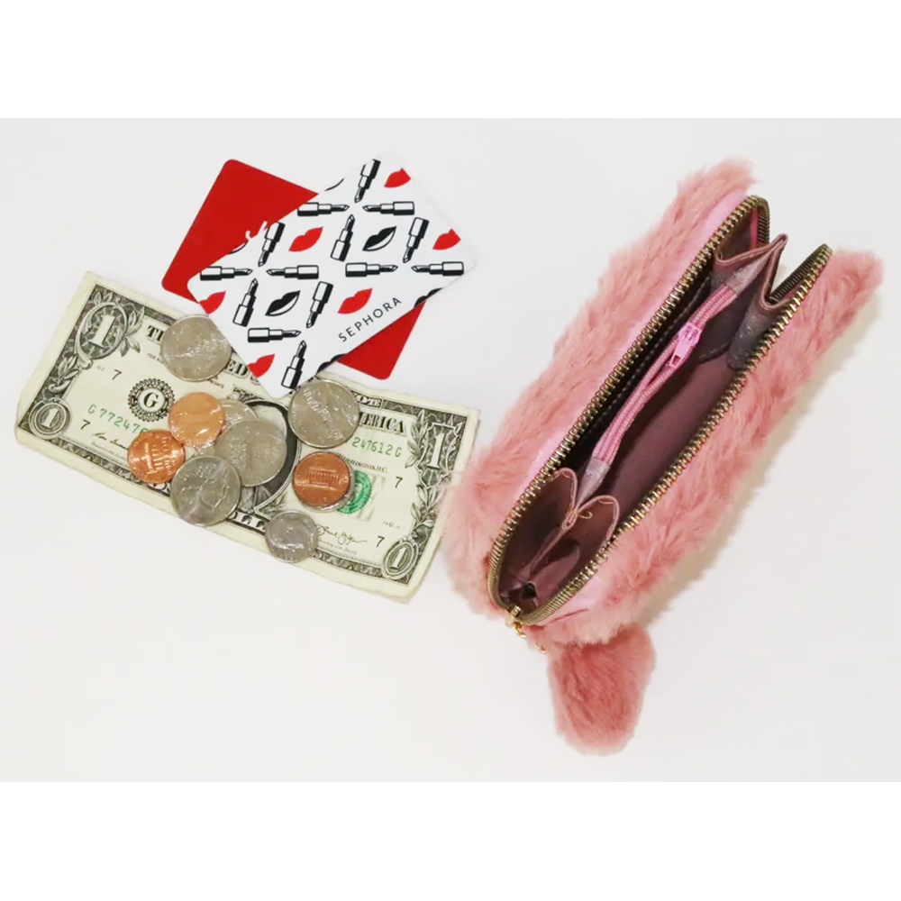 Fur Coin Purse Surprises GiGi